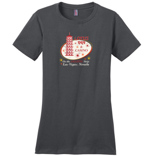 Lotus Inn and Casino, Las Vegas, Ladies Cotton Tee
