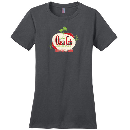 Oasis Cafe, Las Vegas, Ladies Cotton Tee