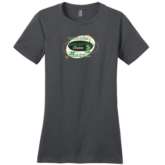 Bird Cage Casino, Las Vegas, Version 2, Ladies Cotton Tee