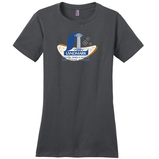 Landmark Hotel and Casino, Las Vegas, Version 3, Ladies Cotton Tee