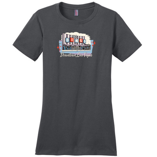 Club Bingo Casino, Las Vegas, Version 2, Ladies Cotton Tee