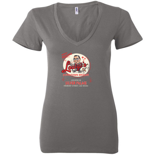 Louigi's Downtown, Las Vegas, Bella Ladies V-Neck Tee