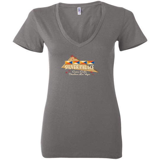 Silver Palace Casino, Las Vegas, Version 2, Bella Ladies V-Neck Tee