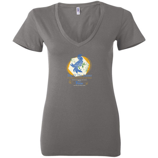Top O' The Dunes Restaurant, Las Vegas, Bella Ladies V-Neck Tee