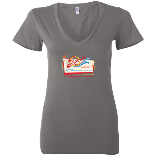 Splash, Las Vegas, Bella Ladies V-Neck Tee