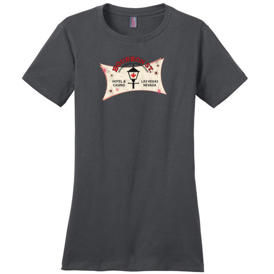 Bourbon Street Hotel and Casino, Las Vegas, Version 2, Ladies Cotton Tee