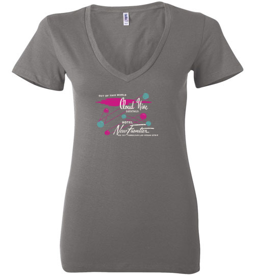 Cloud Nine Lounge, Las Vegas, Bella Ladies V-Neck Tee