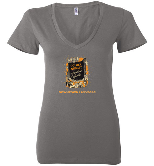 Golden Nugget Gaming Guide with PDF, Las Vegas, Bella Ladies V-Neck Tee