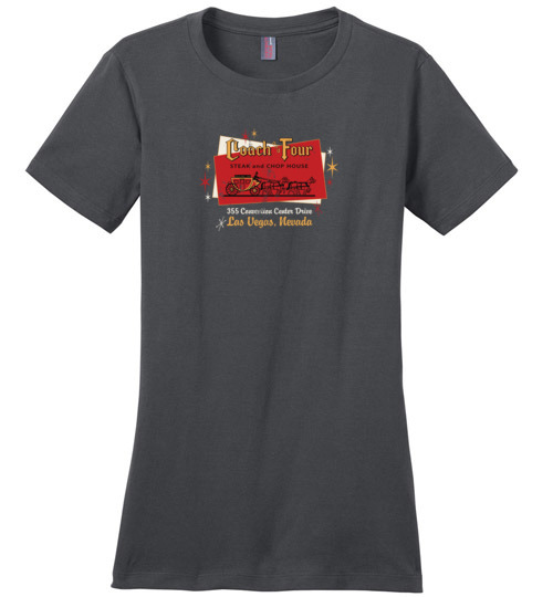 Coach and Four Steak and Chop House, Las Vegas, Ladies Cotton Tee