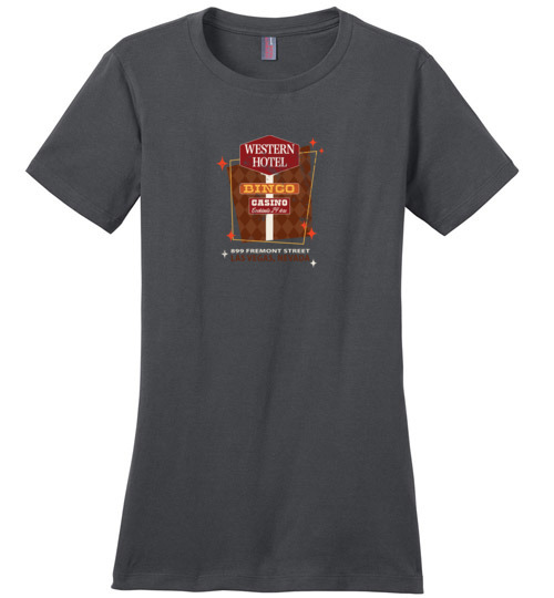 Western Hotel and Casino, Las Vegas, Ladies Cotton Tee