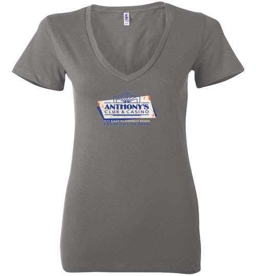Anthony's Club and Casino, Las Vegas, Bella Ladies V-Neck Tee