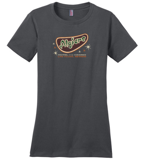 Algiers Hotel and Casino, Las Vegas, Version 1a, Ladies Cotton Tee