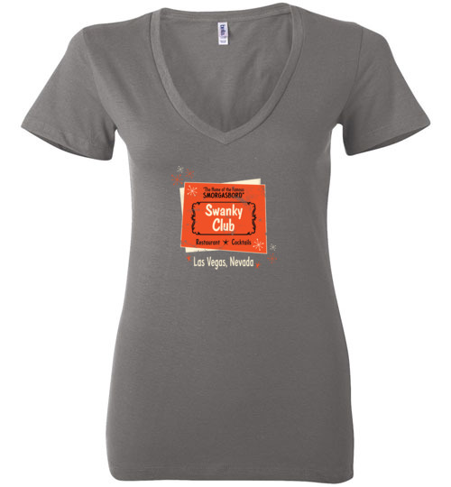 Swanky Club, Las Vegas, Bella Ladies V-Neck Tee