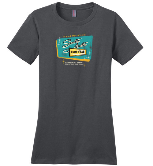 Santa Anita Turf & Bar, Las Vegas, Version 2, Ladies Cotton Tee