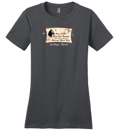 Churchill Downs Race and Sports Book, Las Vegas, Ladies Cotton Tee