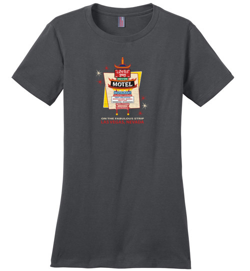 Lotus Inn Motel and Casino, Las Vegas, Version 2, Ladies Cotton Tee