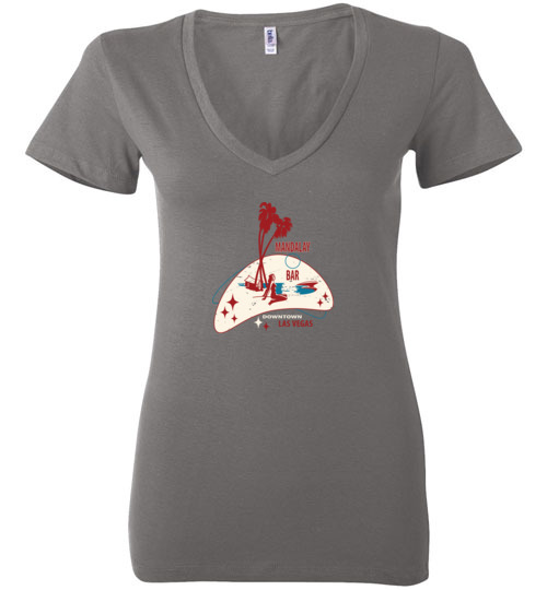 Mandalay Bar, Las Vegas, Bella Ladies V-Neck Tee