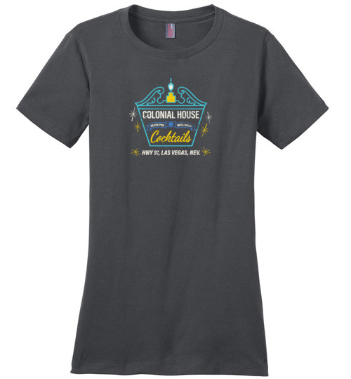 Colonial House Motel, Las Vegas, Ladies Cotton Tee