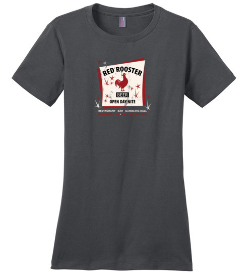 Red Rooster Club and Gambling, Las Vegas, Ladies Cotton Tee