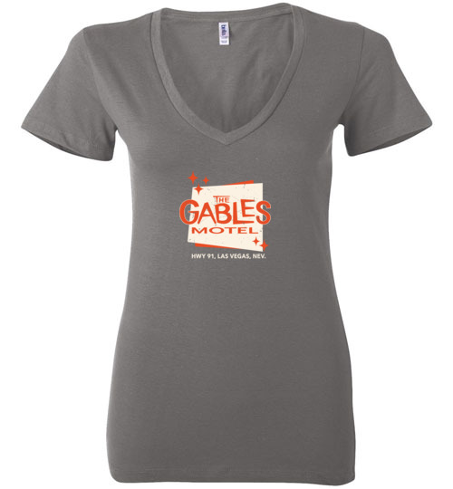 The Gables Motel, Las Vegas, Bella Ladies V-Neck Tee