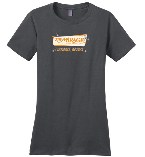 Mirage Hotel and Casino, Las Vegas, Version 2, Ladies Cotton Tee