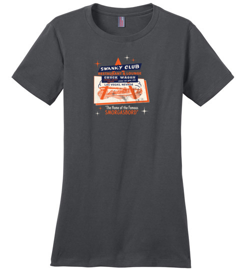 Swanky Club, Las Vegas, Version 2, Ladies Cotton Tee