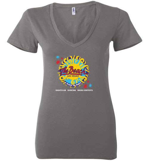 The Beach Nightclub, Las Vegas, Bella Ladies V-Neck Tee