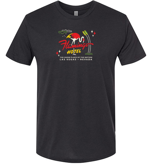 Flamingo Hotel and Casino, Las Vegas, Version 2, Triblend Tee