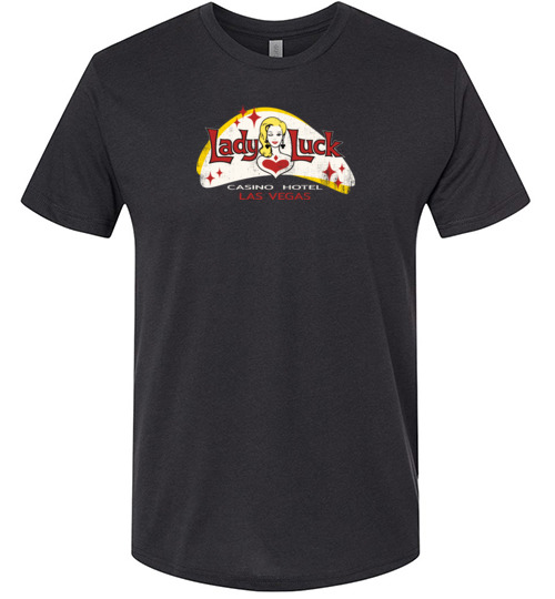 Lady Luck Hotel and Casino, Las Vegas, Version 2, Triblend Tee