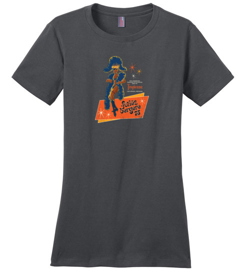 Folies Bergere 75 Revue, Las Vegas, Version 2, Ladies Cotton Tee