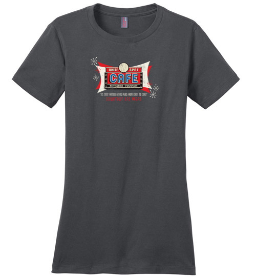 White Spot Cafe, Las Vegas, Ladies Cotton Tee