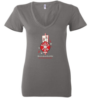 Slots-A-Fun Casino, Las Vegas, Bella Ladies V-Neck Tee