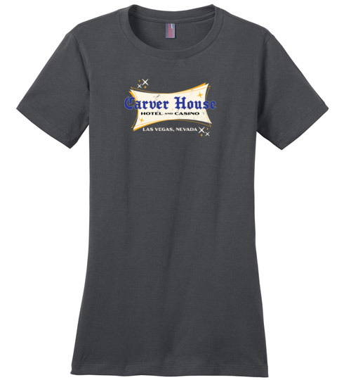 Carver House Hotel and Casino, Las Vegas, Ladies Cotton Tee