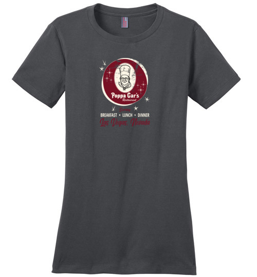 Poppa Gar's Restaurant, Las Vegas, Ladies Cotton Tee