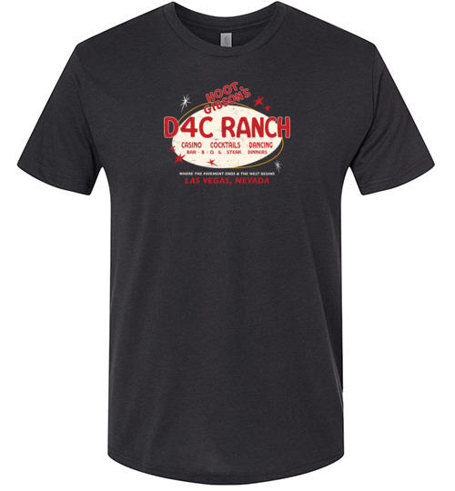 Hoot Gibson's D4C Ranch, Las Vegas, Triblend Tee