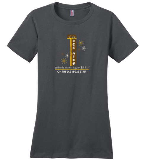 Club Bon Aire Casino and Bar, Las Vegas, Ladies Cotton Tee