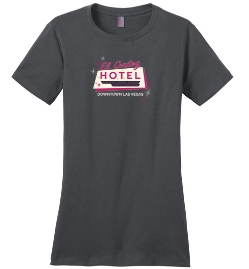 El Cortez Hotel and Casino, Las Vegas, Version 3, Ladies Cotton Tee