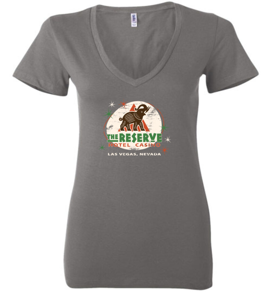 The Reserve Hotel and Casino, Las Vegas, Bella Ladies V-Neck Tee