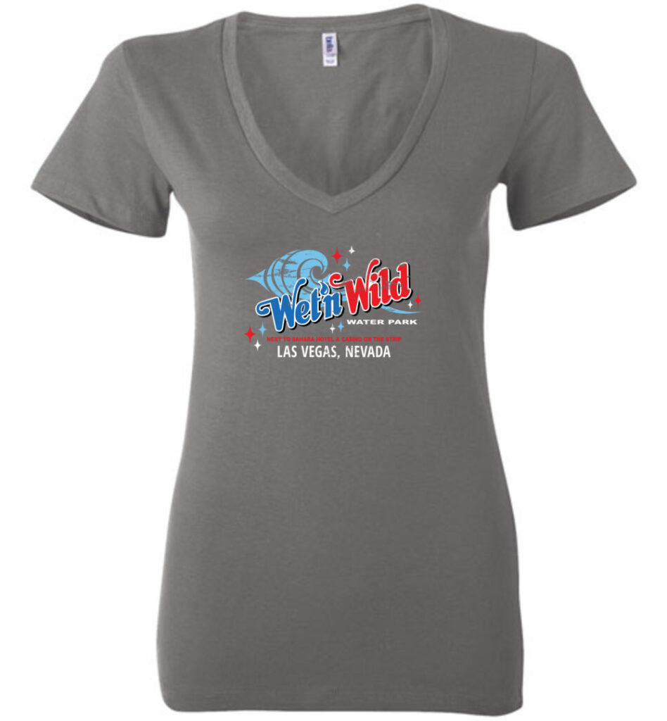 Wet 'n Wild Water Park, Las Vegas, Bella Ladies V-Neck Tee