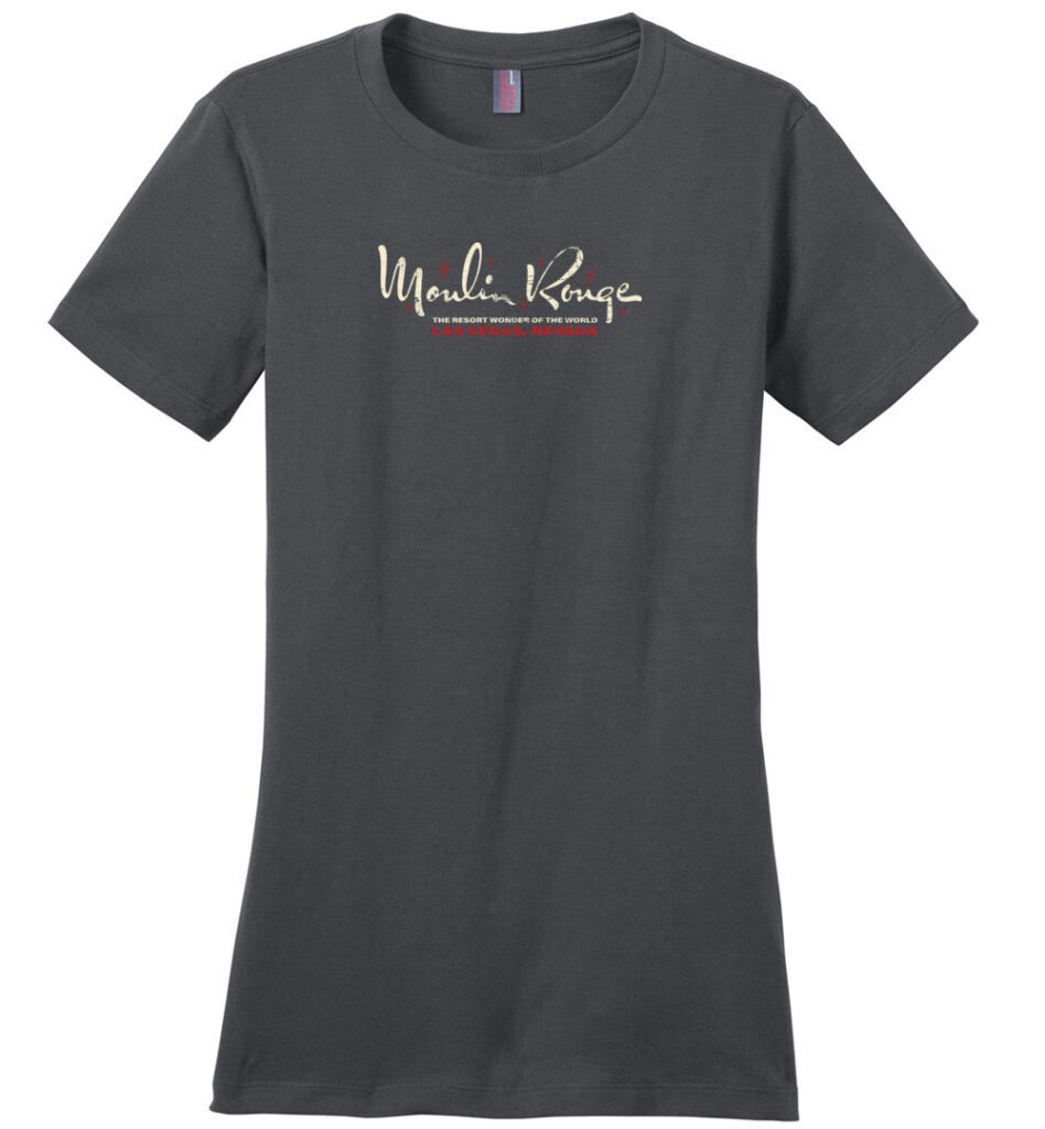 Moulin Rouge Hotel and Casino, Las Vegas, Version 3, Ladies Cotton Tee