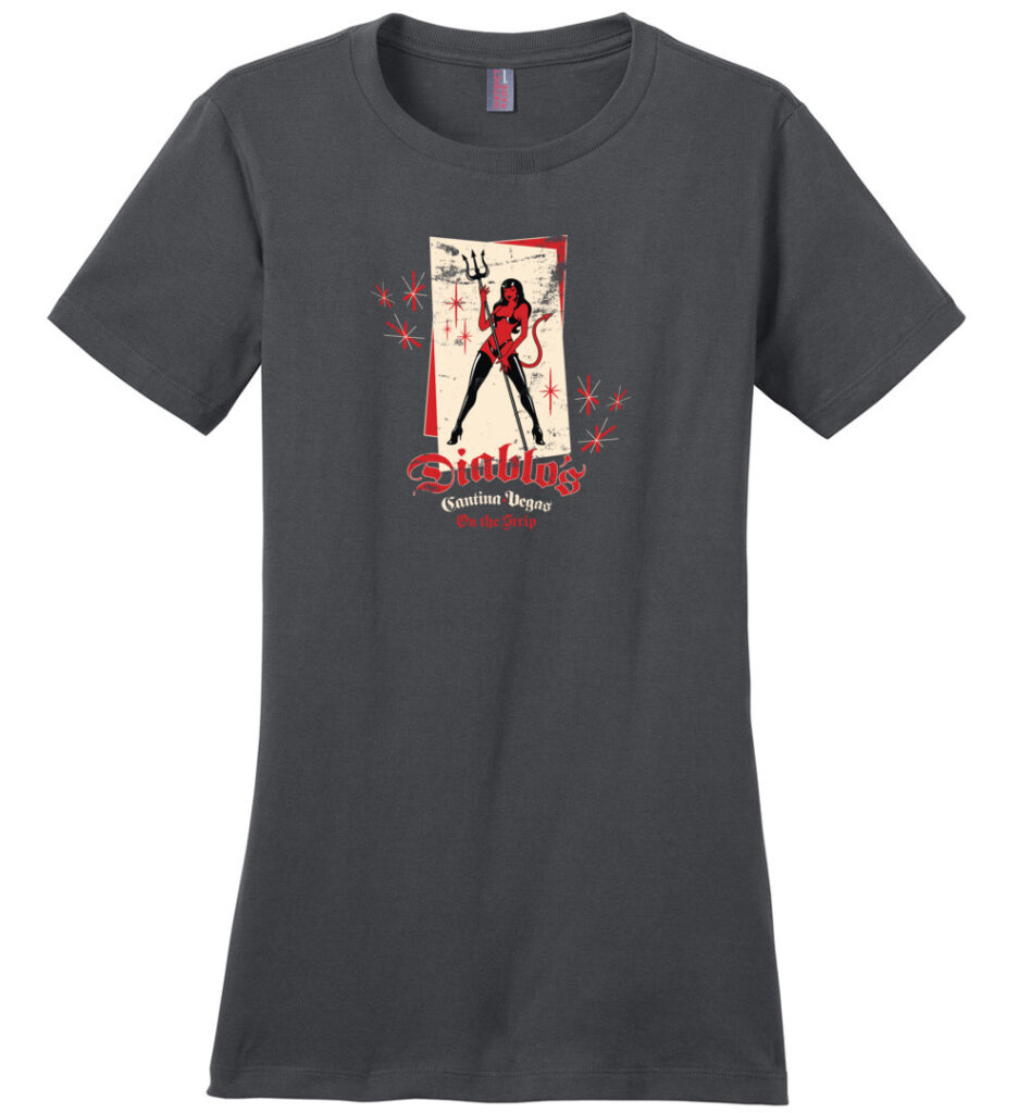 Diablo's Cantina Restaurant, Las Vegas, Ladies Cotton Tee