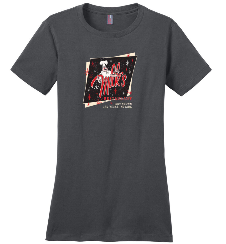 Milk's Restaurant, Las Vegas, Ladies Cotton Tee