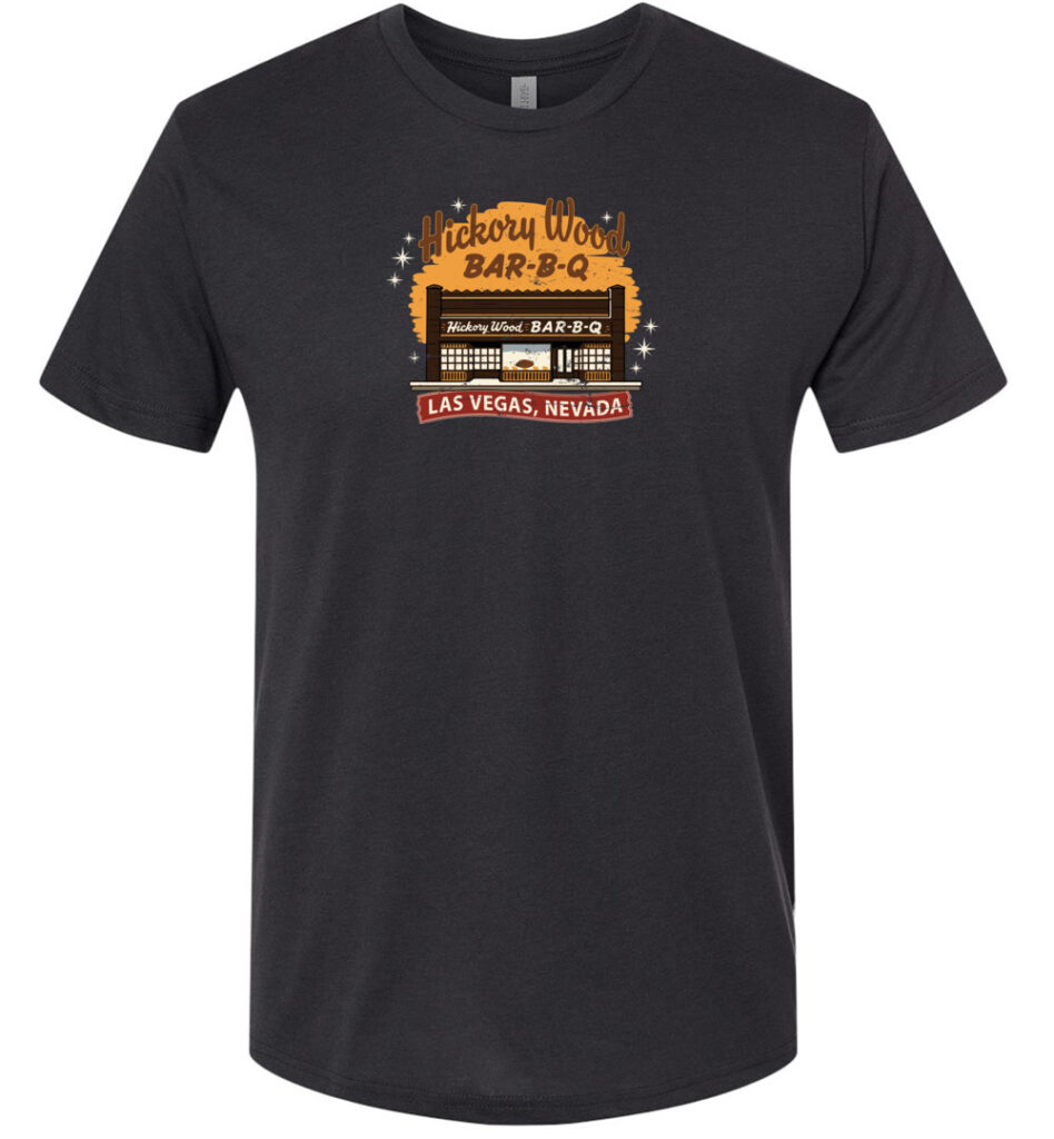 Hickory Wood BAR-B-Q Restaurant, Las Vegas, Triblend Tee