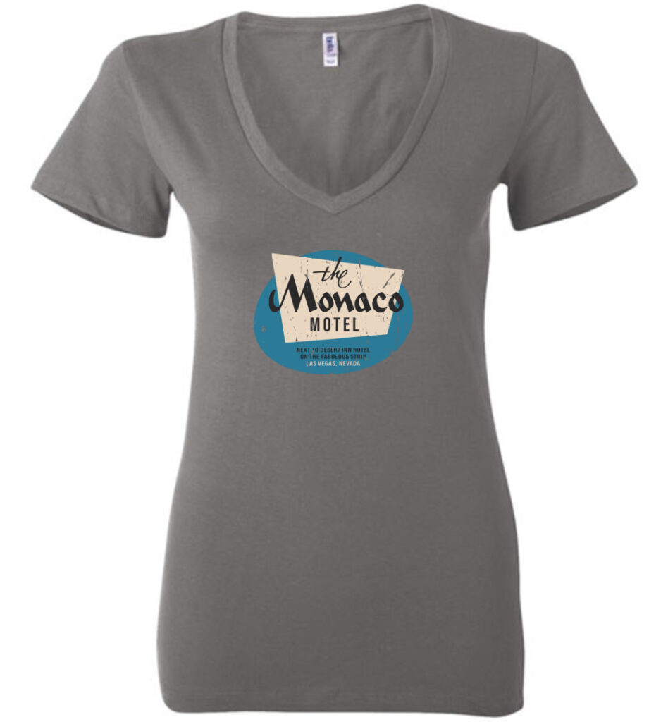 Monaco Motel, Las Vegas, Bella Ladies V-Neck