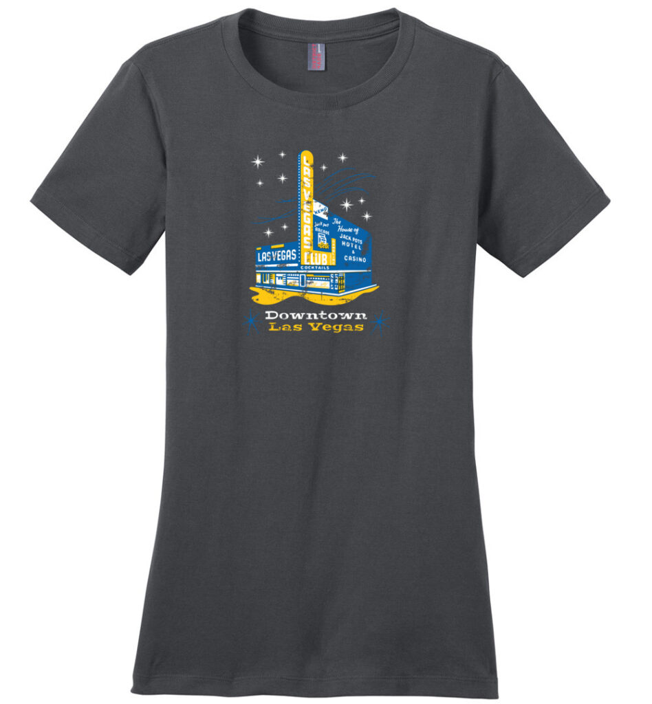 Las Vegas Club Hotel and Casino, Las Vegas, Version 2, Ladies Cotton Tee