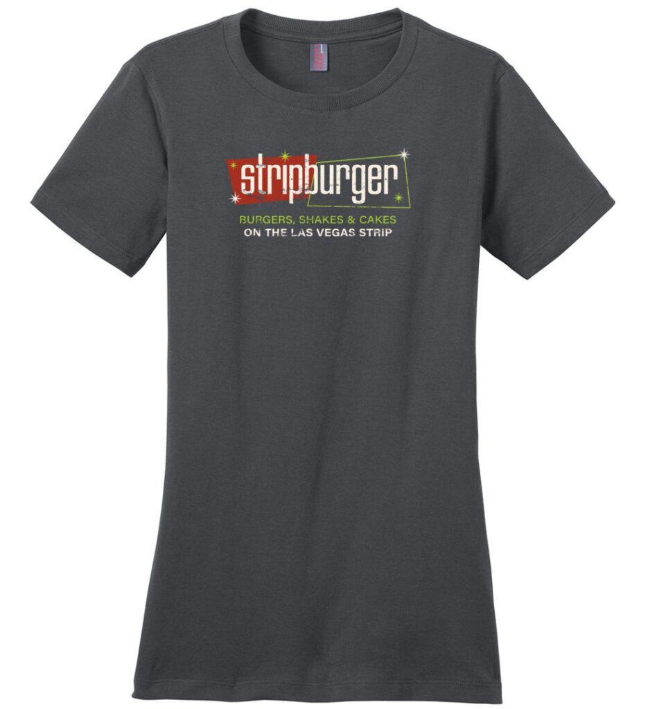 Stripburger, Las Vegas, Ladies Cotton Tee