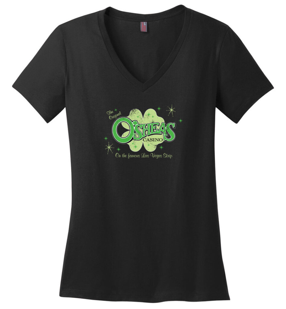 O'Sheas Casino, Las Vegas, Ladies V-Neck Tee