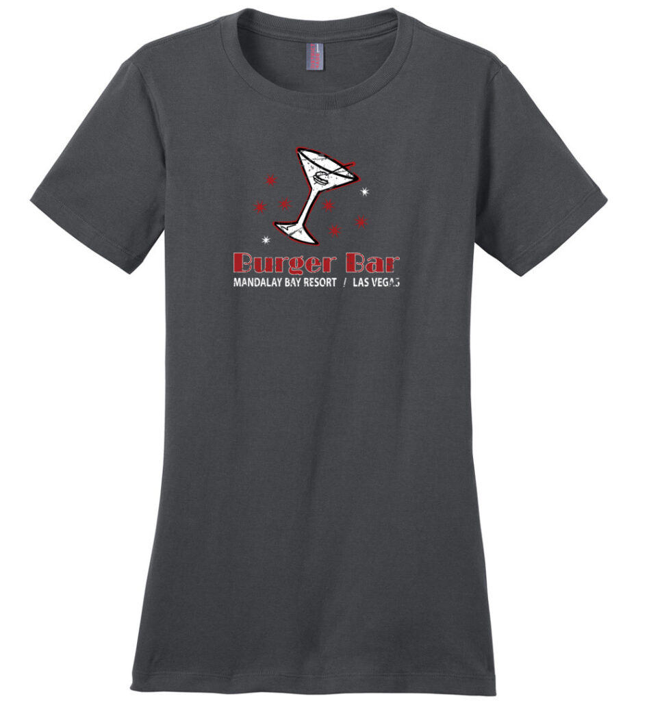 Burger Bar Restaurant, Las Vegas, Ladies Cotton Tee